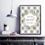 Imagem de Quadro Home Sweet Home - Cinza 45x34cm