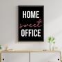 Imagem de Quadro Home Sweet Office 33x24cm - com vidro