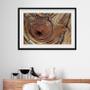 Imagem de Quadro Horizontal Abstrato Madeira - 60x48cm