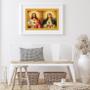 Imagem de Quadro Horizontal Jesus e Maria - 60x48cm