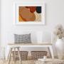 Imagem de Quadro Horizontal Tons Marrom - 60X48Cm