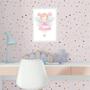 Imagem de Quadro Infantil Menina Fadinha Princesa 33x24cm - com vidro