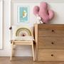 Imagem de Quadro Infantil Pequeno Príncipe - Lua 33x24cm - com vidro