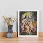 Imagem de Quadro Jay Shree Ram 33x24cm - Moldura Preta