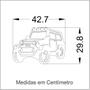 Imagem de Quadro Jeep  30x43 Cm  Preto