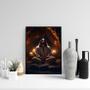 Imagem de Quadro Jesus Cristo Meditando 24x18cm - com vidro