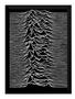 Imagem de Quadro Joy Division Unknown Pleasures Moldura 42x29cm