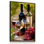 Imagem de Quadro Laminado Vinho Wine Taça Sala Adega Garrafa Uva Escritório 43x63