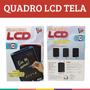 Imagem de Quadro Lcd Preto Lousa Mágica Tela 21cm Lembretes Dm Toys