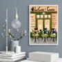 Imagem de Quadro Le Café Des Chats 33X24Cm - Com Vidro