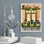 Imagem de Quadro Le Café Des Chats 33x24cm - com vidro