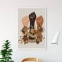 Imagem de Quadro Let's Grow Together 24x18cm - com vidro
