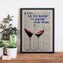 Imagem de Quadro Life Is Short To Drink Bad Wine 45x34cm