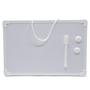 Imagem de Quadro Lousa Branco Magnético 40x30 Office Moldura Colorida C/ Caneta Apagador Imã