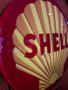 Imagem de Quadro Luminoso Decorativo Posto Shell Retrô Vintage Led Bivolt p/ Bar Boteco Churrasqueira Garagem