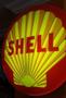 Imagem de Quadro Luminoso Decorativo Posto Shell Retrô Vintage Led Bivolt p/ Bar Boteco Churrasqueira Garagem