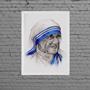 Imagem de Quadro Madre Teresa De Calcutá 33x24cm - com vidro