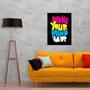 Imagem de Quadro Make Your Mind Up 24x18cm - com vidro