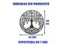 Imagem de Quadro Mandala Árvore Da Vida Em Mdf Preto 40 Cm Decoração