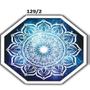 Imagem de Quadro mandala arvore da vida placa decorativa mdf oitavado 30cm