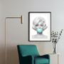 Imagem de Quadro Marilyn Monroe Green Bubble Gum 60x48cm