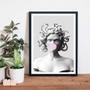 Imagem de Quadro Medusa Bubble Gum 33x24cm - com vidro