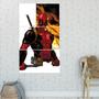 Imagem de Quadro Mosaico Dead Pool 3 Peças Para Decoração de Ambientes