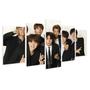 Imagem de Quadro Mosaico Decorativo BTS Coreano Kpop K-idol Terno 5 Peças