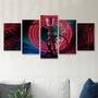 Imagem de Quadro Mosaico Decorativo Hookaah Louge Bar Narguile Neon