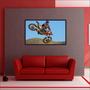 Imagem de Quadro  Moto Motocross Com Moldura Salas Interiores TT09