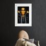 Imagem de Quadro Mulher Dourada Com Preto - 60X48Cm