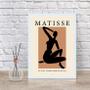 Imagem de Quadro Mulher Matisse Minimalista 33x24cm - Moldura Preta