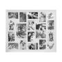 Imagem de Quadro Multifotos 50x80 com 16 Molduras para Fotos com Vidro e Paspatur para Lavabo Quarto Hall