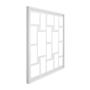 Imagem de Quadro Multifotos 50x80 com 16 Molduras para Fotos com Vidro e Paspatur para Lavabo Quarto Hall