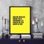 Imagem de Quadro Não Me Idealize 33X24Cm - Com Vidro