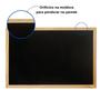 Imagem de 'Quadro Negro Lousa 70x90 para Giz Marcadores Canetões Ensino Escolar estudo planejamento Recreação