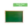 Imagem de Quadro Negro Lousa Verde 30x40cm De Parede Moldura Madeira Escrever Anotações Desenhar Atividades
