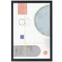 Imagem de Quadro Nesty Living I Azul e Rosa 60x40cm Inspire