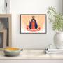 Imagem de Quadro Nossa Senhora Aparecida Horizontal 45x34cm - com vidro