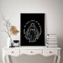 Imagem de Quadro Nossa Senhora das Graças 33x24cm - Com Vidro