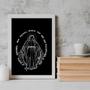 Imagem de Quadro Nossa Senhora das Graças 33x24cm - Com Vidro