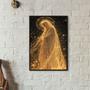 Imagem de Quadro Nossa Senhora Manto De Luz Dourado 24X18Cm