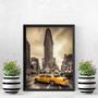 Imagem de Quadro Nova York Taxi Amarelo 45x34cm - com vidro