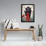 Imagem de Quadro Orixá Iansã - Boi Borboletas 45X34Cm - Com Vidro
