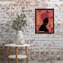 Imagem de Quadro Orixá Iansã Rosê 33x24cm - com vidro
