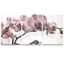 Imagem de Quadro Orquidea Rose Decorativo Sala Kit Quarto Nicho Flores