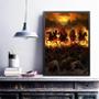 Imagem de Quadro Os Quatro Cavalheiros Do Apocalipse 45X34Cm - Vidro