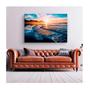 Imagem de Quadro Paisagens e Natureza Amazing Beautiful Sunset c/ Moldura Preta e Vidro