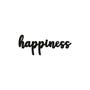 Imagem de Quadro Palavra 49x17 - Happiness