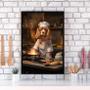 Imagem de Quadro Para Cozinha Cão Cocker Spaniel'S 45X34Cm - Com Vidro